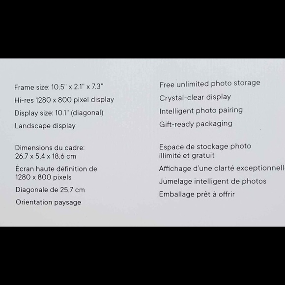 Aura Digital Picture Frame Black - Picture 4 of 6